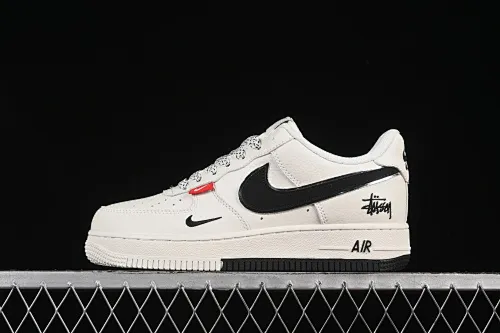 All categories Nk Air Force 1 Air Force series Nk Air Force 1 Low Air Force low top Nike Air Force 1'07 Low Stussy co-branded double spelled small red label Air Force 1 low top casual sneakers CS5288-010